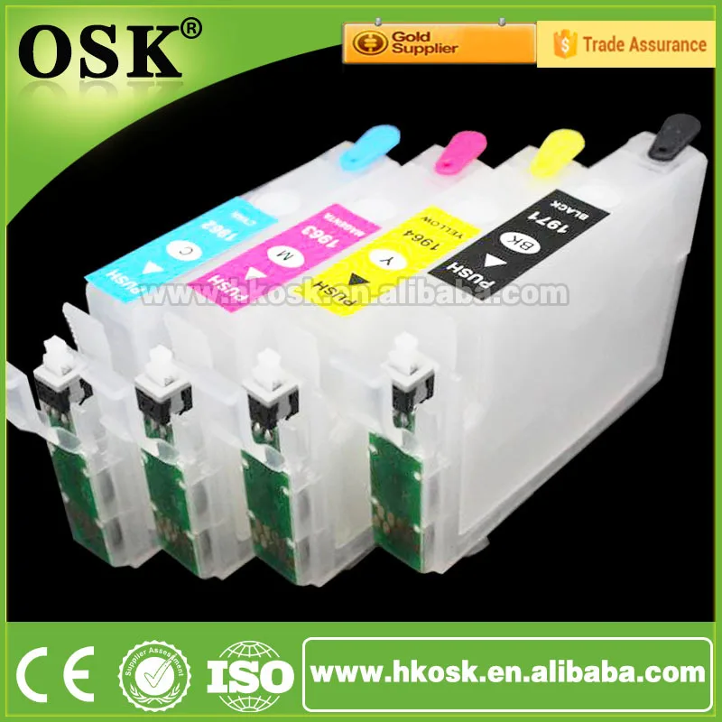 T1971 ink cartridge for Epson XP 204 refill ink cartridge