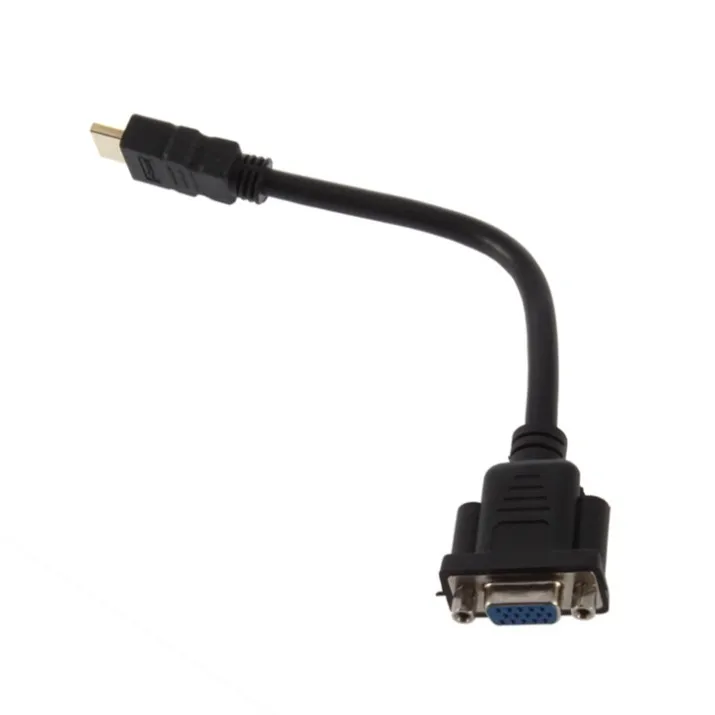 Converter 20cm Mini Male to VGA Female D-SUB 15 Pin M/F Connector Cable Adapter Male To VGA D-SUB 15 pins Female Video - ANKUX.COM