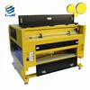 Portable rotary axis metal laser cutting head for rubber stamp