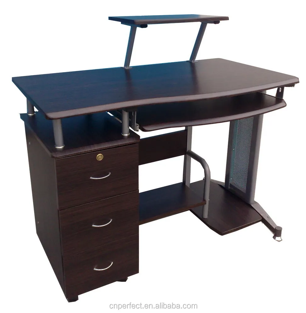 Wooden Steel Mdf Office Big Lots Computer Desk Parts With Printer
