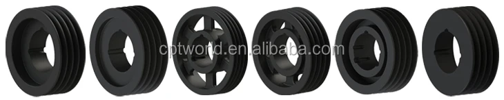 Shaft drive v belt pulley for SPC belt