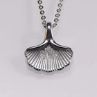 casting jewelry thailand stainless steel necklace accessories with shape of shell
