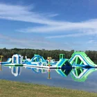 UK Oxford Fun Inflatable Aqua Park Equipment Made by Bouncia / New Floating Inflatable Commercial Water Park Games