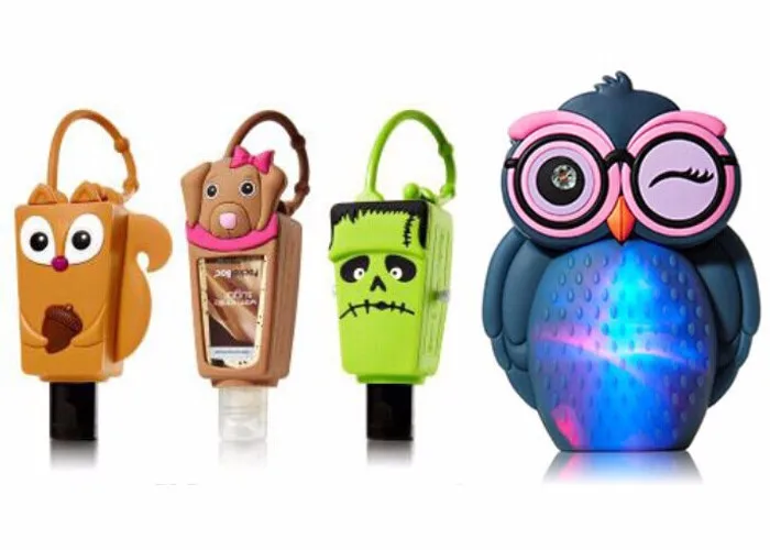 silicone gift items bbw 3d animal shape hand sanitizer pocket