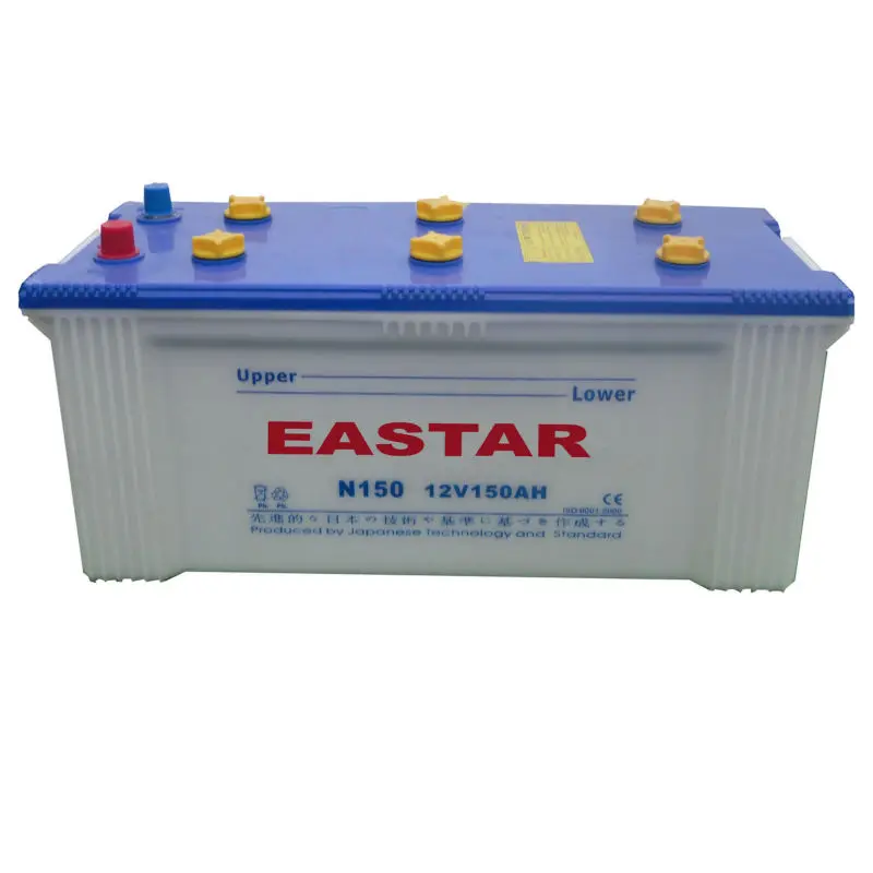 Heavy Duty Truck Battery N150 12v 150ah Dry Charged Truck Batteries