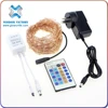 220V 10M 100leds LED pentagram Copper Wire Fairy String Lights for Christmas, Holiday and Party