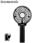 4 Inch USB Rechargeable Fan plastic table fan 10 cm handheld fan 2 in 1