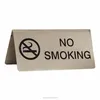 High Quality Cheap Warning Custom Stainless Steel No Smoking Signs For Desk