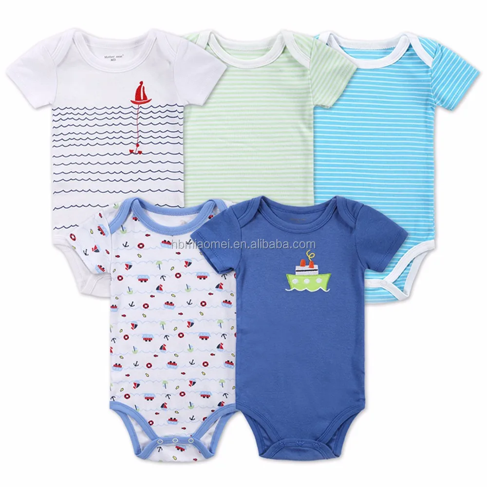 boys onesie wholesale kids five pieces baby romper jumpsuit