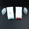 Squeezable D55mm silicone massage head cosmetic packaging plastic tube