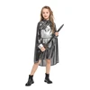 Best Selling Pretty Silver Gauze Polyester 4-12 Years Old Girl Cosplay Dress Halloween Knight Costumes