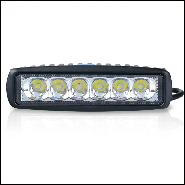 Spot/flood led work light 18w led driving light for off road motorcycle heavy-duty machines