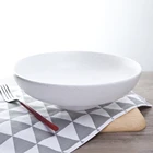 Vegetables Salad Porcelain Black or White Matt Ceramic Bowl