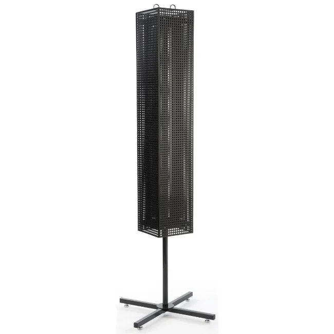 Customized Metal Floorstanding Rotating Pegboard Spinner