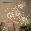 Evermore Home Garden Wedding 3D Christmas Decorative Fireworks Outdoor Hanging Twig Tree Blossom LED Starburst Light