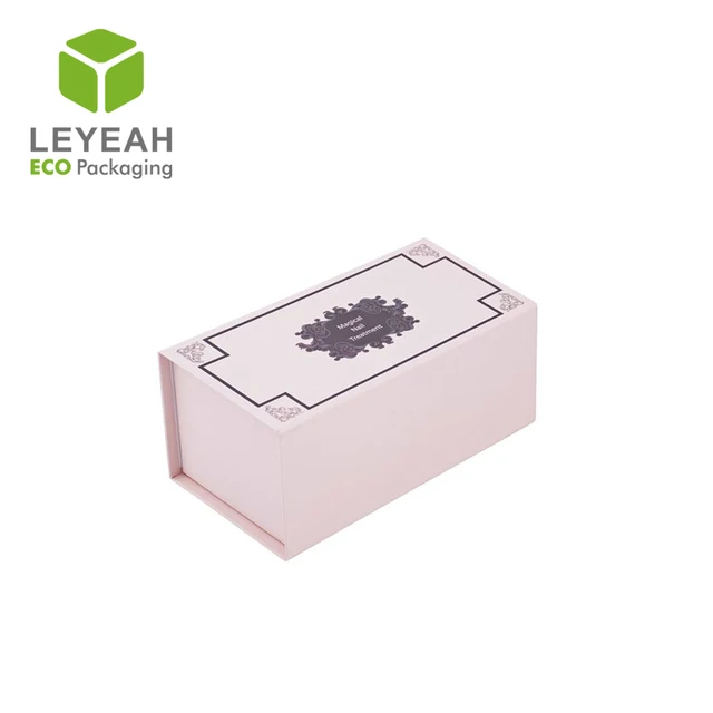 pink color world box coated paper packaging for kids gift