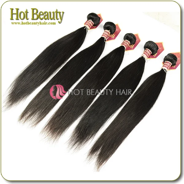 Cheap price indian remy yaki hair extensions thick straight