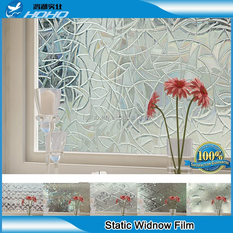 Accept Custom Order Plastic Film Removable Static Cling 3d Window Film