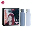 Customized Design Nourishing Herbal Natural Permanent Easy Color Wine Red Hair Color Lotion For Gray Hair