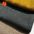 China Cheap 100% Polyester Faux Linen Fabric for curtain pillow home textile