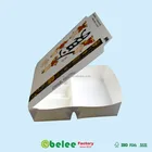 food paper lunch box 2 compartment box
