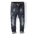 Characteristic OEM quality slim fit high-end pencil men denim pants