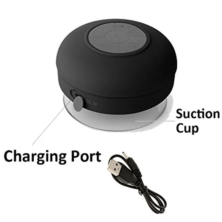 Mini Wireless Waterproof Speaker With Silicone Suction Cup For Handsfree Call - ANKUX.COM