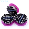 New Clapton Wire QQ perfect innovation with 50feet 0.4mm KA1/nichrome ni80/ni200/SS316L wires/KA1 28ga*3/26ga+32ga clapton wires