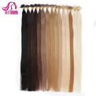 12in-24inch Factory Wholesale Virgin Remy Human stick I Tip Pre-bonded Hair Extensions