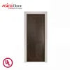 ASICO UL Listed Wood Fire Rated Timber Hotel Door For Commercial