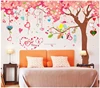 Extra large size love heart tree wall sticker for home decoration