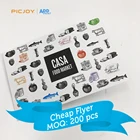 Food market Promotional discount coupon restaurant advertising flyer postcard print store in shanghai