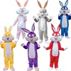 Wholesale new popular funny Easter rabbit bugs bunny mascot costumes for adult