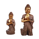 Quanzhou Epoxy Craft Moine Buddha Statue Bronze Resin Manufacturers