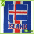 Long Knitted Custom Knitted Scarf Jacquard Custom OEM 100% Acrylic Knitted Island Football Scarf Fan Scarf