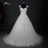 RQ114 2015 Latest Design Top Quality China Factory Made Venice Lace Appliqued Princess Wedding Dresses