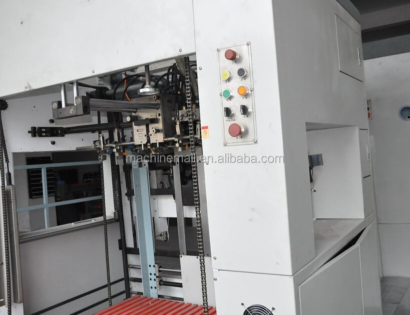 super grade semi automatic corrugated board printed box die cutting machine