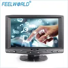 7 inch wide screen lcd advertising car display monitor with Remote Control