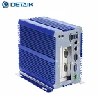 Industrial Mini PC Inter Celeron 3865U 2 Ethernet Fanless Desktop Mini PC Support Win 10 OS with RS232