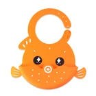 High Quality Waterproof Silicone Infant Bibs Baby Feeding Bibs