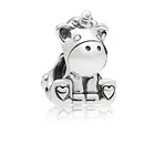 Wholesale 925 Sterling Silver Unicorn Charm Fit DIY Beads Bracelet WIth High Quality