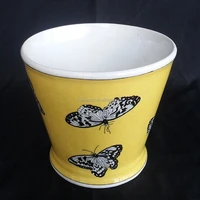 Pottery Hand Paint Ceramic Plant Flower
