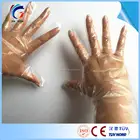 Trade Ensurance Disposable plastic glove,polythene pe hairdresser gloves