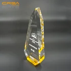 Crystal Award Crystal Wholesale Cheap Custom Crystal Glass Trophy Award With Engraved Logo