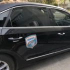 Die cutting custom advertising car magnet sticker