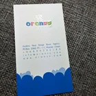 One side emboss calling card, Spot uv business card CMYK printing