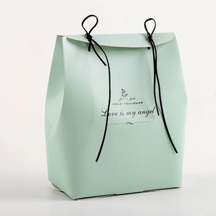 rope valentines day gift paper bag shopping packaging luxury