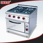 Commercial Gas Range With 4-Burner & Oven/Gas Range Oven/Gas Range With 4 Burner & Oven