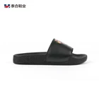 2019 Summer fashion beach slipper outdoor PU custom logo women slides sandals