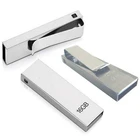 Real Capacity Laser Logo USB 2.0 3.0 Clip Metal Usb Stick Memory usb memoria